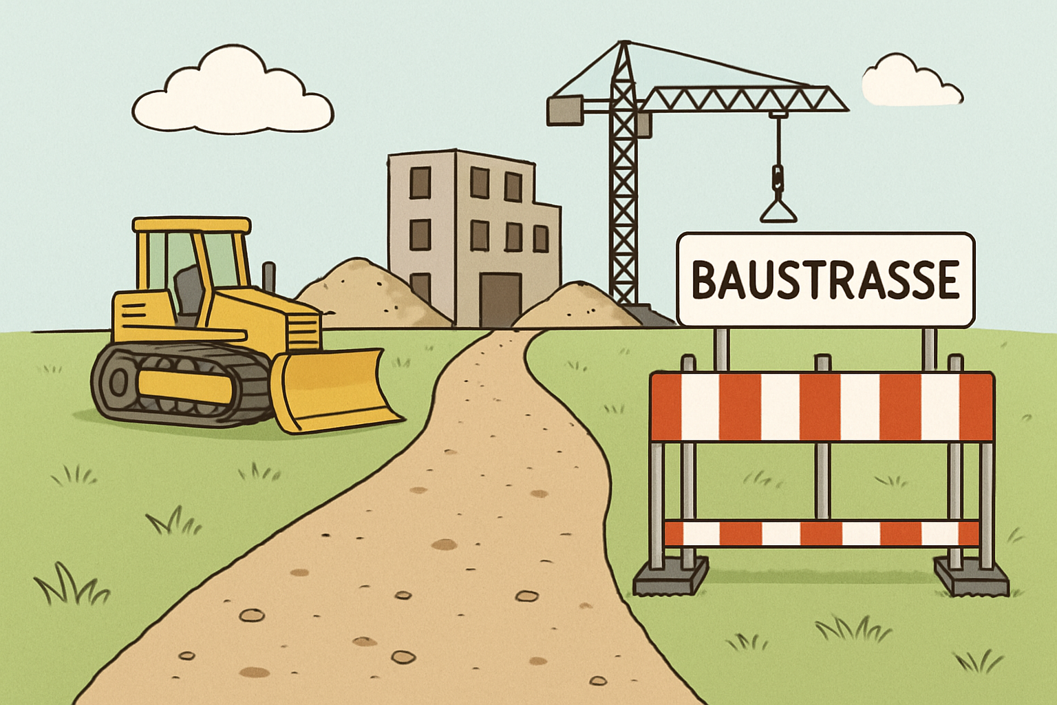 Die erste Genehmigung ist da: Die Baustraße kann kommen