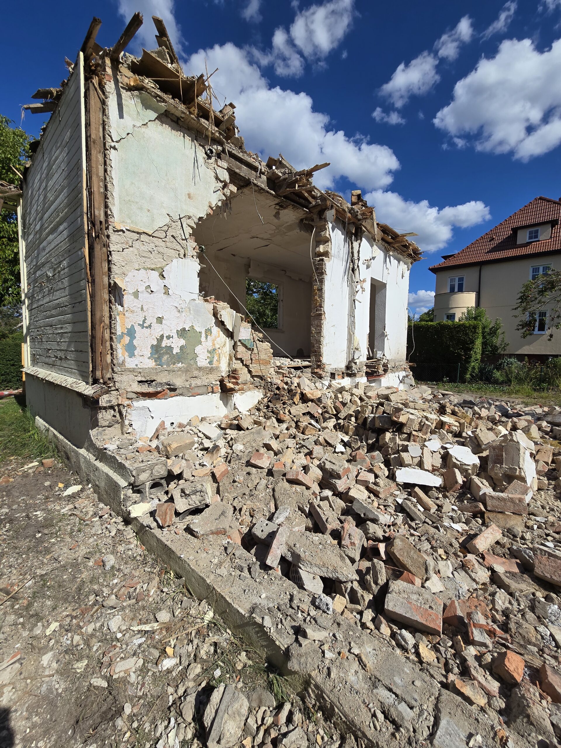 Abschluss der Abrissarbeiten